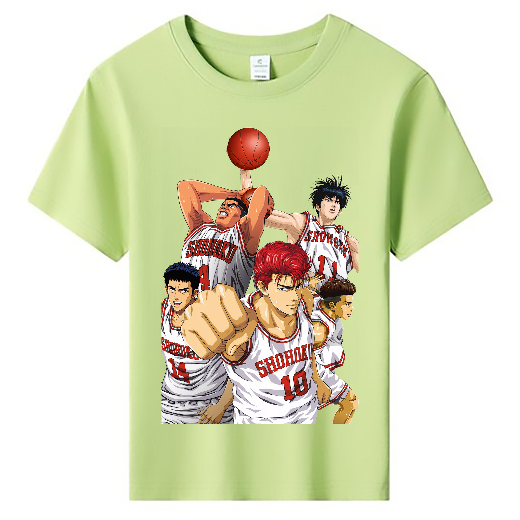 （画像用） SLAM DUNK／スラムダンク 綿100％キッズTシャツ（フロントプリント）